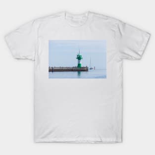 Lighthouse, Luebeck-Travemuende, Schleswig-Holstein, Germany, Europe T-Shirt